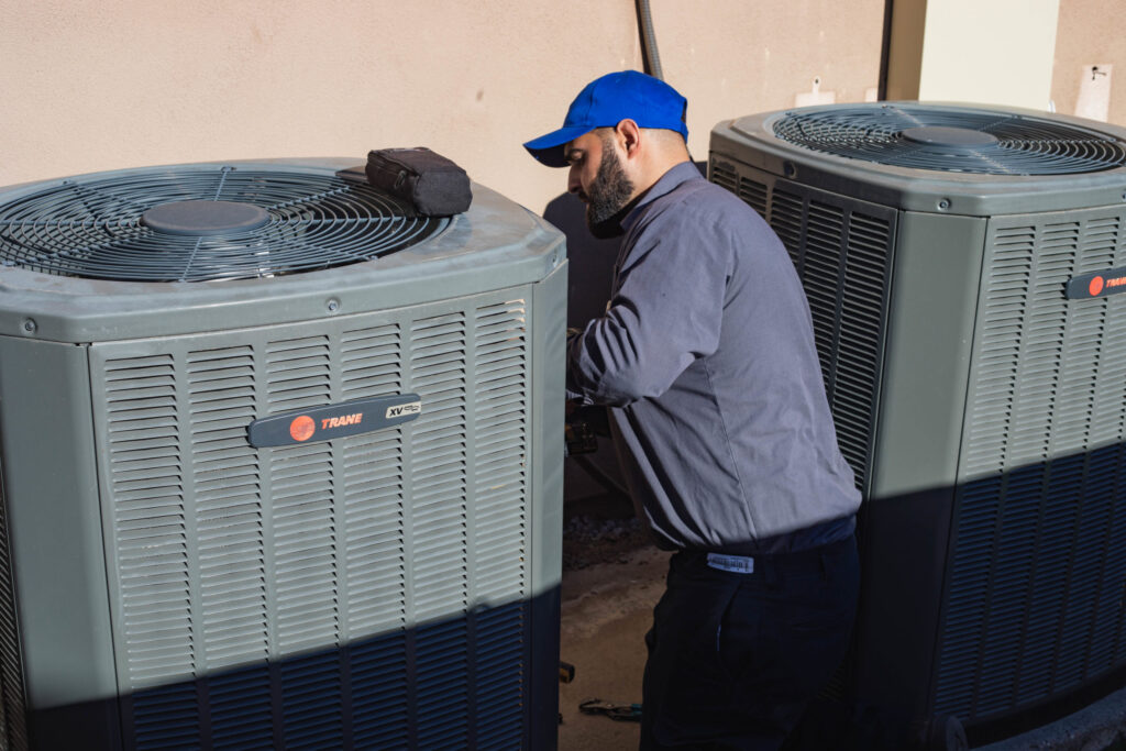 aaa cooling mechanic checking ac scaled